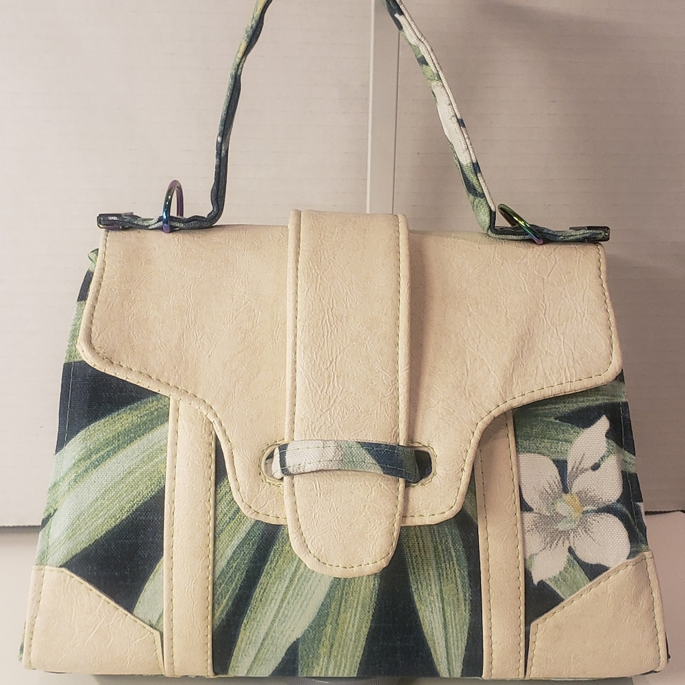 Botanical And Cream Women's Hand/Crossbody Bag